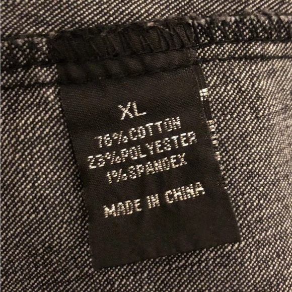 Women’s Baccini Black Stretch Denim Jacket - XL EUC - Picture 4 of 8